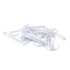 C.M. Curtain Hooks, Metal, 2.8 inches (70 mm), 50 Pieces,