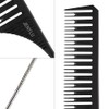 3 Pieces Different Size Highlight Comb Set Waving Hair Comb