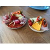 Generisch Bamboo Plates, Wooden Plates, Made of Environmentally Friendly Bamboo