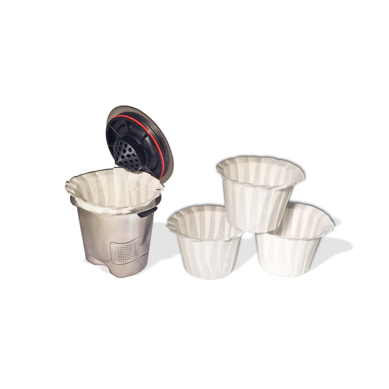 Ekobrew Universal Optional Paper Filters for Refillable K-cups for Keurig