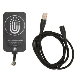 120W Type C Magnetic Dual Purpose Wireless Charging Receiver 10W Thin Wireless Charging Receiver for Galaxy A51 A40 A20E