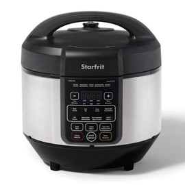 Starfrit Electric Pressure Cooker - 8L Capacity - Steam Tray, Measuring Cup & Spatula - 11 Preset Cooking Functions