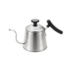 Pearl Metal Coffee Drip Pot 1.1L Stainless Steel with Thermometer Satin Delicious Cafe 2 HB-6630