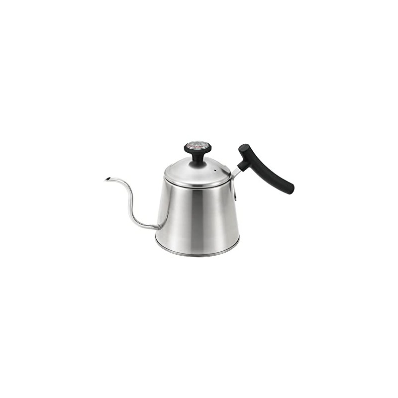 Pearl Metal Coffee Drip Pot 1.1L Stainless Steel with Thermometer