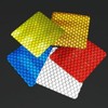 Square Reflective Sticker for Night Driving (Vehicles & Bikes) Multi-purpose 5ea