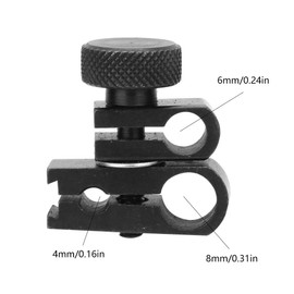 Dial Indicator Clamp Chuck,Holder clamp Sleeve Lever Dial Gauge Swivel Dovetail Chuck Clip Magnetic Stands for Dial Test Indicator 8MM 6MM 4MM