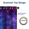 Jekeno Galaxy Blackout Curtains Outer Space Nebula Universe Starry Sky