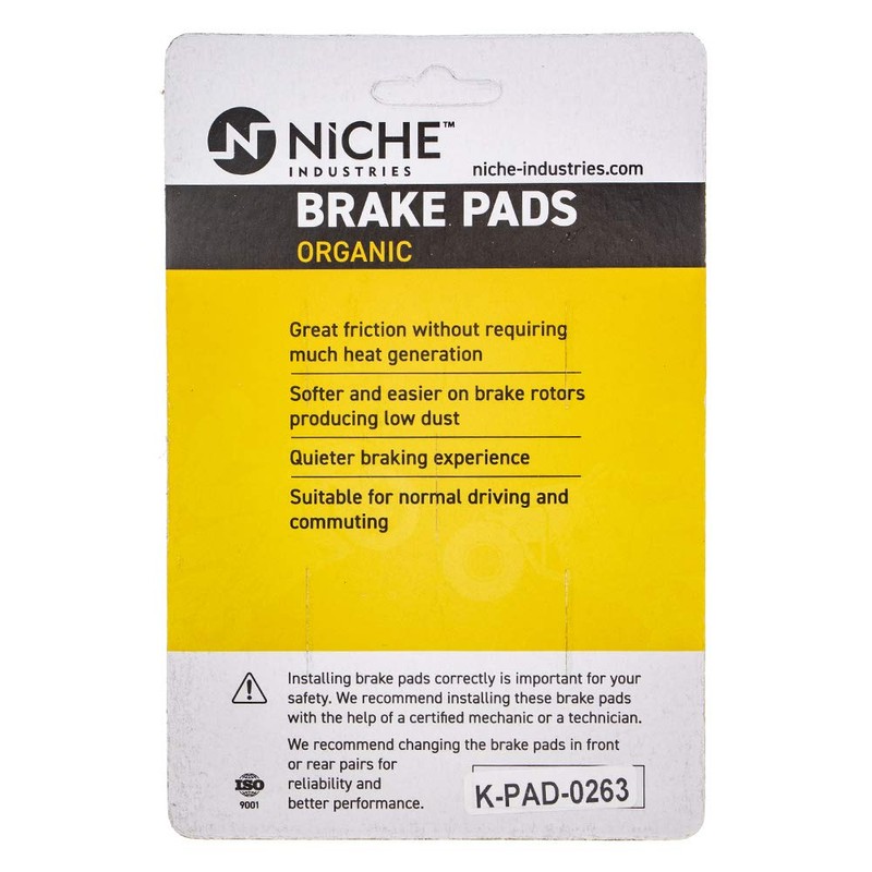 NICHE Brake Pad Set for Kawasaki Vulcan 1500 Nomad 43082-1226
