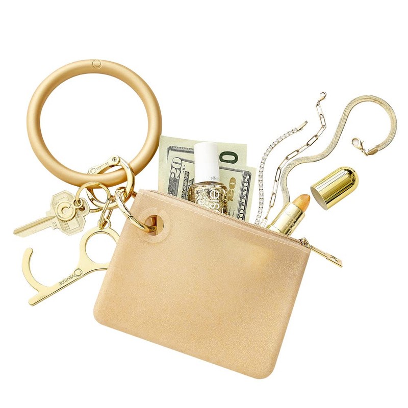 Oventure - Mini bolsa de silicona, Confeti Gold Rush, Mini