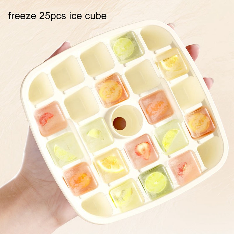 Press Ice Cube Mould Large Capacity One Button Release Ice