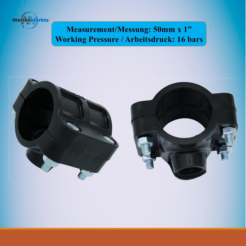 PE/PP Drilling Clamps, Drilling Clamps with Reinforcement Ring, Profec Drilling