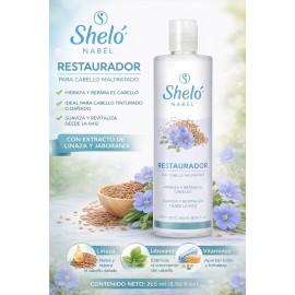 Pack Restaurador Cabello Maltratado 265ml Shelo Nabel