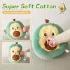 Athoinsu 12 Inch Stuffed Avocado Fruit Plush Toy Soft Hugging