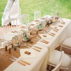 40 Pcs Wooden Handle Silverware Cutlery Set Walnut Handle 18/8
