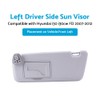 MAX COOL Front Left Side Sun Visors Shade LH Sun