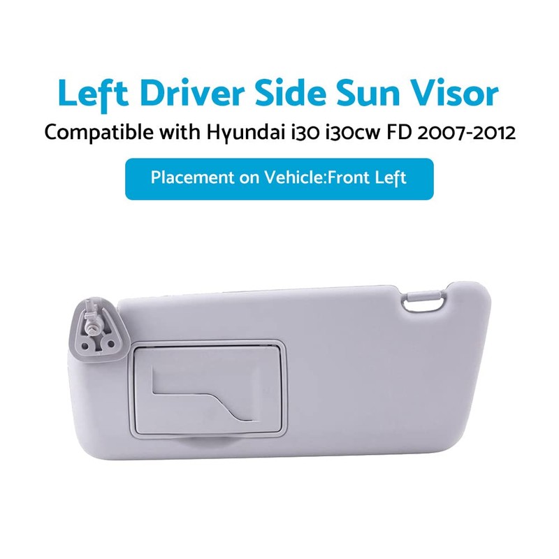 MAX COOL Front Left Side Sun Visors Shade LH Sun