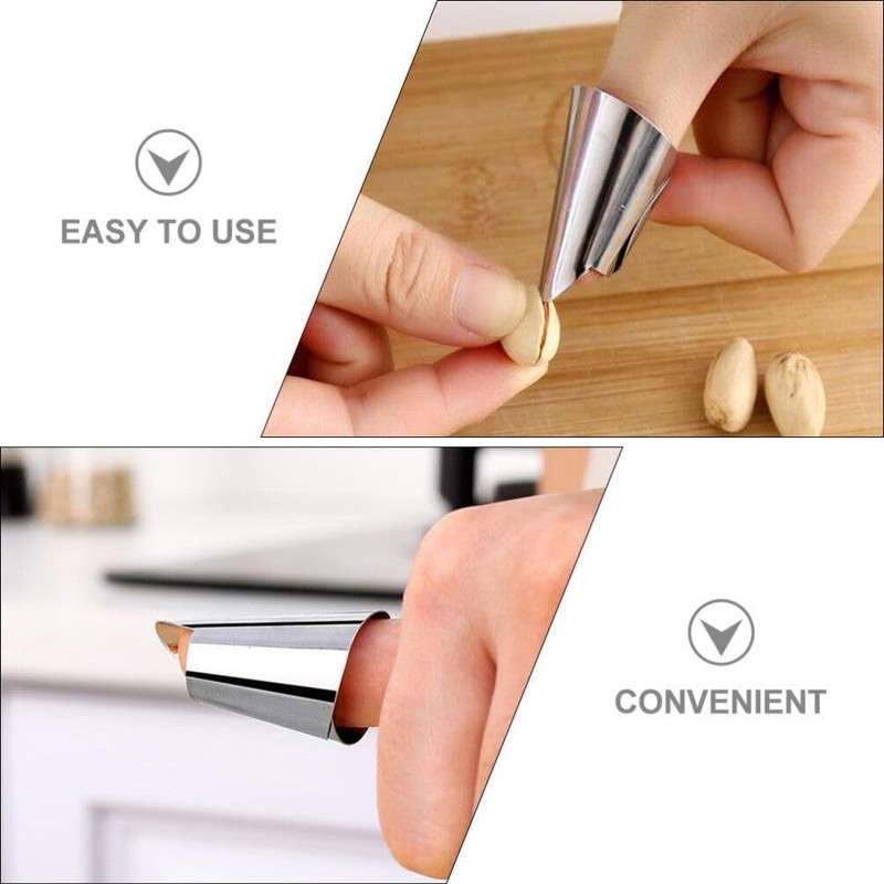 Healvian Nut Chopper 10pcs Finger Guards for Cutting Chopping Finger