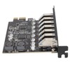 7 Port PCIE Expansion Card 7 Ports USB 3.2 GEN1