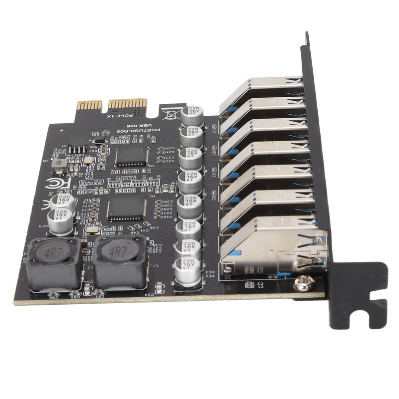 7 Port PCIE Expansion Card 7 Ports USB 3.2 GEN1