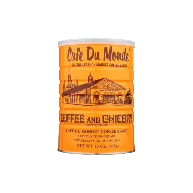 Cafe Du Monde Coffee with Chicory, 15-Ounce (Pack of 2)