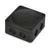 WISKA OUTDOOR JUNCTION BOX IP66 85 X 85 X 51mm BLACK