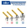 LABEAR - socket wrench adapters, Ratcheting Wrench to Square Drive