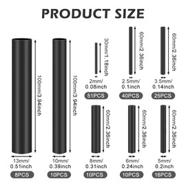 Heat Shrink Tube Set, Heat Shrink Connector, Waterproof, Shrink Ratio 2:1 Cable Shrink Tube Set, Heat Shrink Tube Connector, Various Sizes for Repairs of Insulation