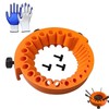 3Pcs Orange Angle Grinder Drill Bit Sharpener, Durable Drill Sharpener
