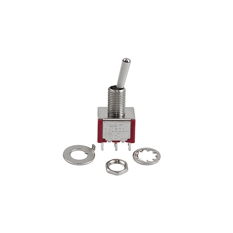 FLEOR 2 Way on/on Toggle Switch DPDT Mini Toggle Switches