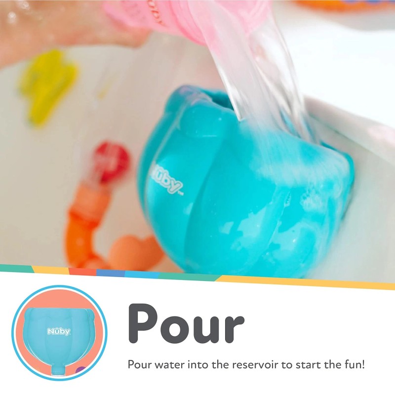 Nuby Wacky Waterworks Pipes Bath Toy - Baby Bathtub Toy