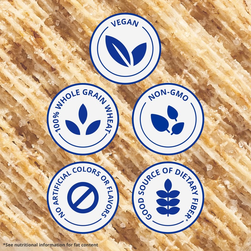 Triscuit Reduced Fat Whole Grain Wheat Vegan Crackers Family Size