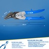 S&R Tin Snips Ideal-Series 260 mm, Strong and Agile, for
