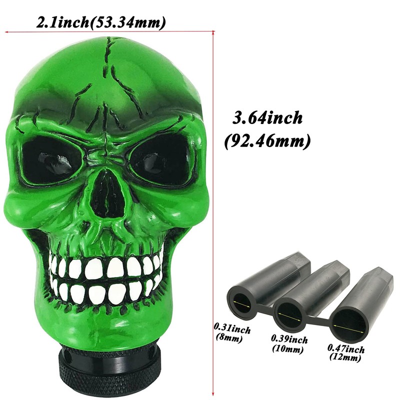 Abfer Skull Shift Knob Car Gear Shifer Knobs Unique Stick