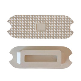 AJ Tack Stirrup Iron Rubber Pads - White 4.50"