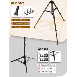 PLOOHT Braiding Hair Rack Standing - Hair Extension Holder Hanger, 144 Pegs Hair Divider Rack for Braiding Hair Separator Stand (Black)