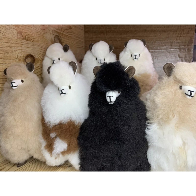 Collectible original Hand Made Real Wool Alpaca / Llama Figurine