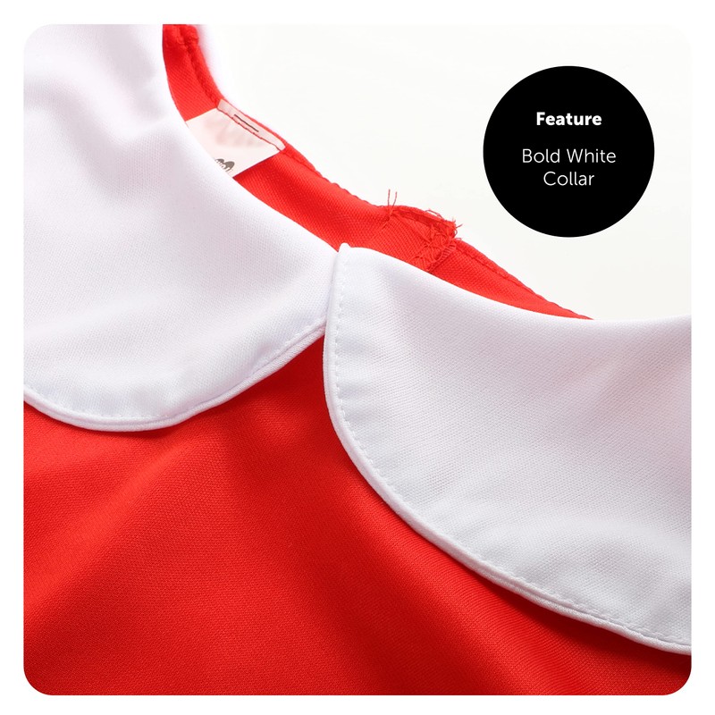 Ladies Orphan Girl Costume - XLarge - Red Dress With