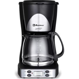 Koblenz Cafetera Programable Koblenz® 12 Tazas, Filtro Lavable Negro