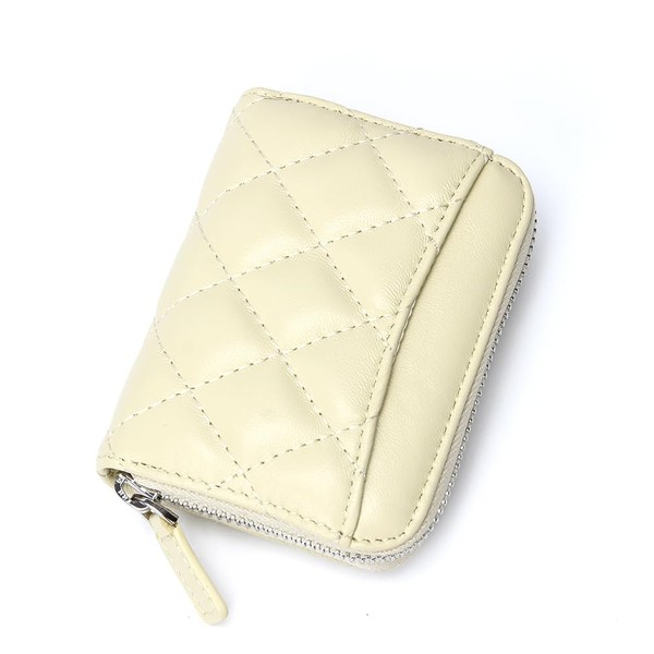 Riorune Bifold Wallet, Women's Mini Wallet, Compact Card Case, Coin