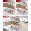 Sakugi 2 Tier Fruit Basket for Kitchen Counter, Detachable Fruit