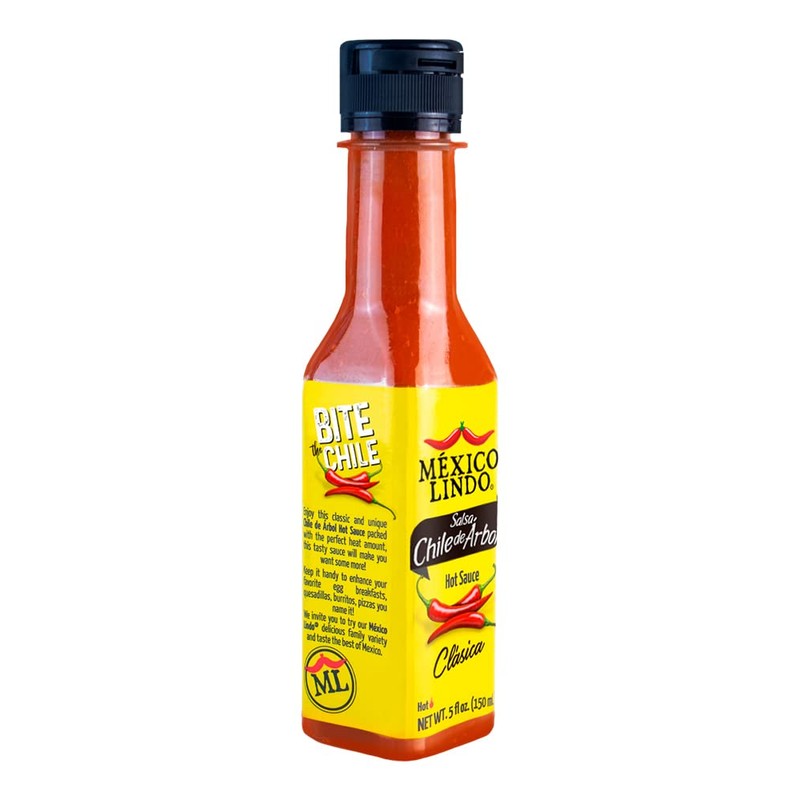 Mexico Lindo Chile de Arbol Hot Sauce Ingredients | 12,190
