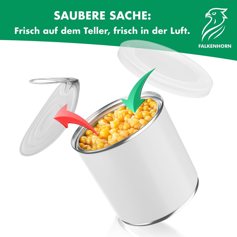 FALKENHORN Kitchen Can Lids - Set of 5 for Small