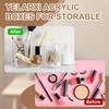 YELARXI Acrylic Box with Lid, 2.36 x 2.36 x 0.79
