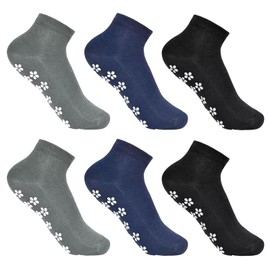 FAINCA 3 Pairs of Yoga Socks, Non-Slip Stopper Socks, Non-Slip Socks for Women, Barefoot Socks, Yoga Non-Slip Socks, Pilates Yoga Socks, for Non-Slip Socks, Unisex, black