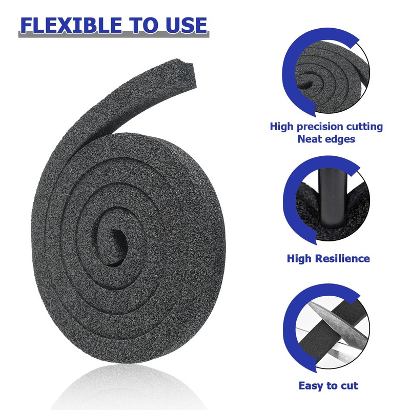 BOJACK Window Air Conditioner Foam Insulation Strip 1 X 1