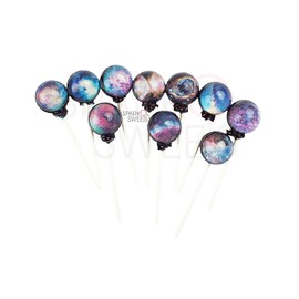 Galaxy Lollipops Cosmo Collection (10 Designs) Space Candy Handcrafted in USA