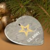 GRAPHICS & MORE U.S. Army Logo on Camo Heart-Shaped Porcelain