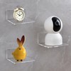 AYESY Floating Shelves for Wall,3 Pack Transparent Acrylic Shelf with
