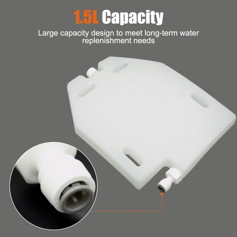 BDKMMS Portable Water Bladder, 1.5L Plastic Panel Plate Hydration Case