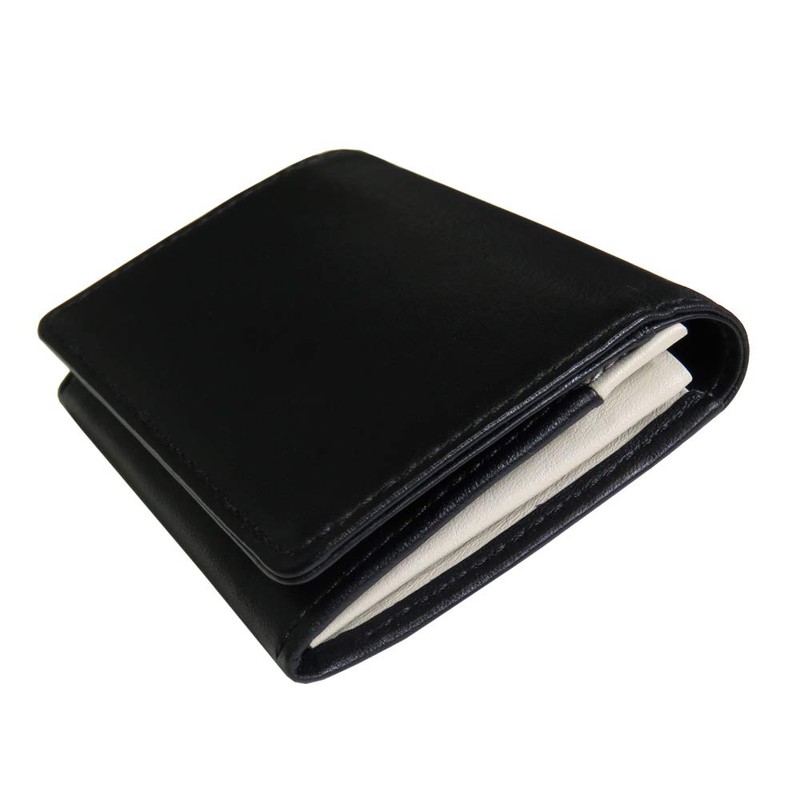 CLuaR Business Card Holder, Genuine Leather, Holds 50 Cards, Leather,